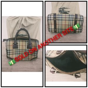 🚫💵SOLD! Burberry Haymarket Check bundle
